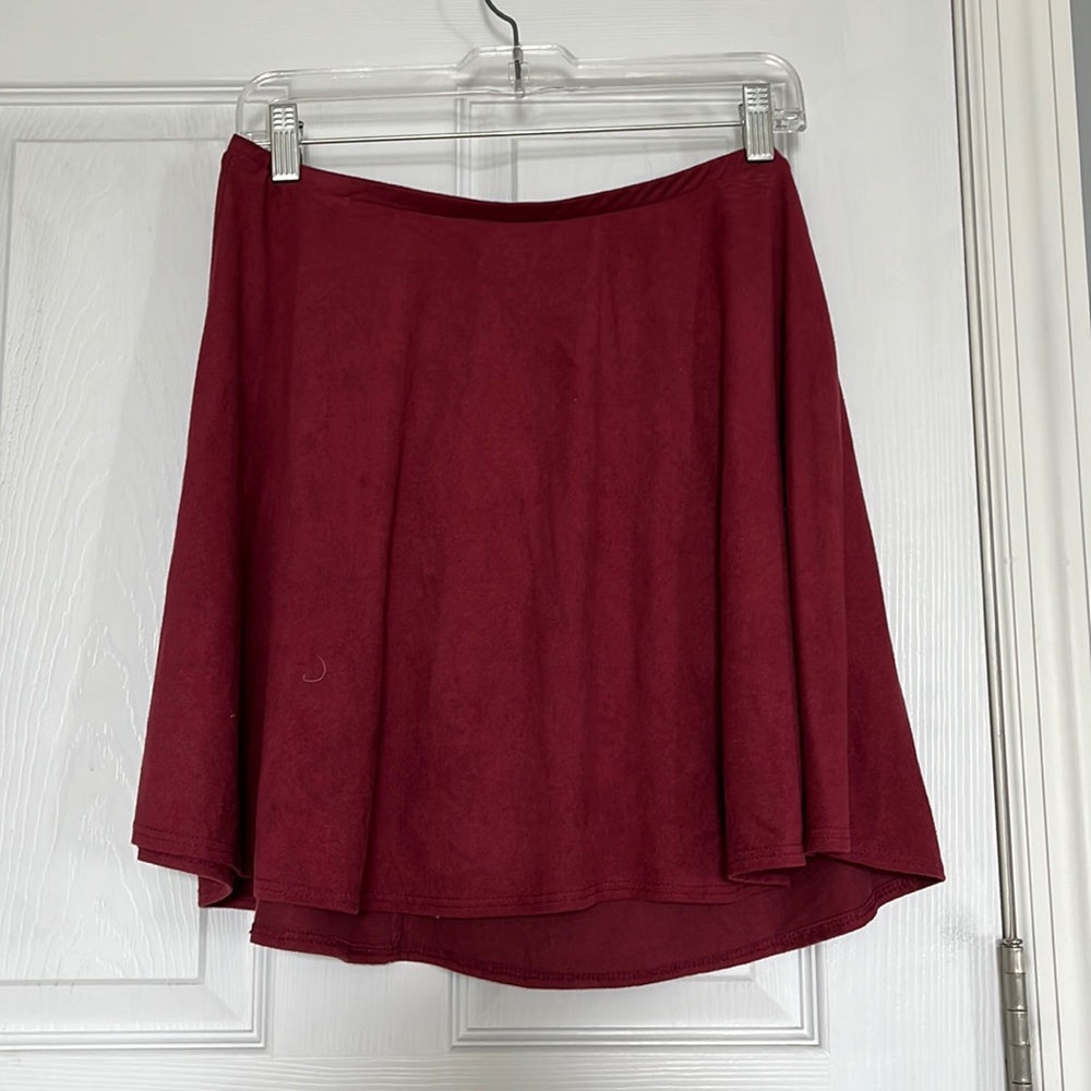 Maroon Skirt